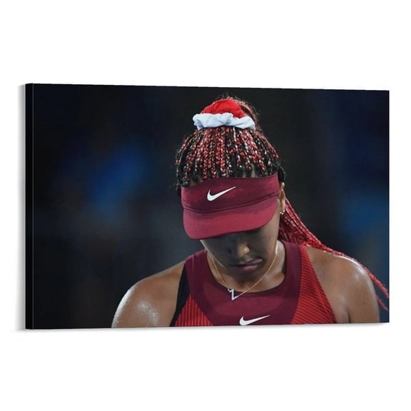 Naomi Osaka Tennis Poster (22) Canvas Wall Art Prints Poster Gifts Photo Picture Painting Posters Room Decor Home Decorative 16x24inch(40x60cm)