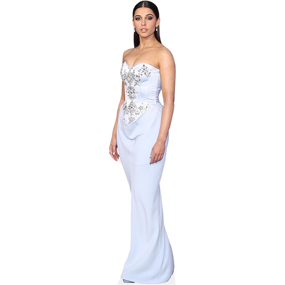 Naomi Scott (Blue Dress) Lifesize Cardboard Cutout Standee - Walmart.com