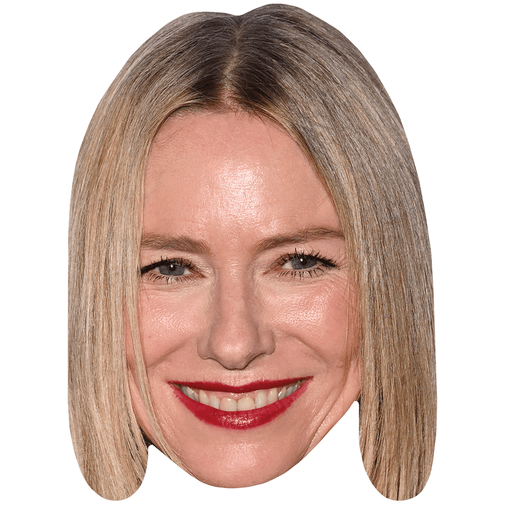 Naomi Watts (Smile) Celebrity Mask, Flat Card Face, Fancy Dress Mask