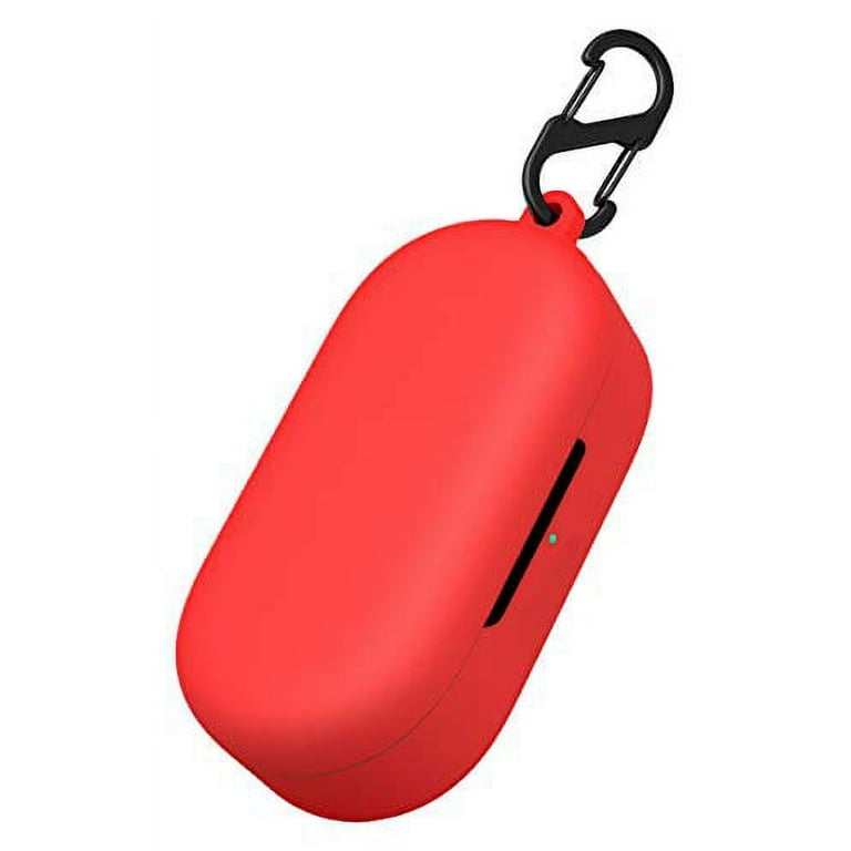 Naomo Silicone Case for TOZO T12, Soft and Flexible, Scratch/Shock  Resistant Silicone Cover for TOZO T12 Headphones (Red) 