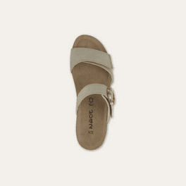 FitFlop Women's Eloise Espadrille Leather Wedge Slides