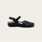 Naot Arataki Black Crinkle Patent 11124-B13 38M