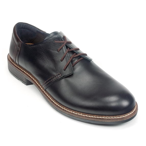 Naot Chief Black Raven Leather/Walnut Leather