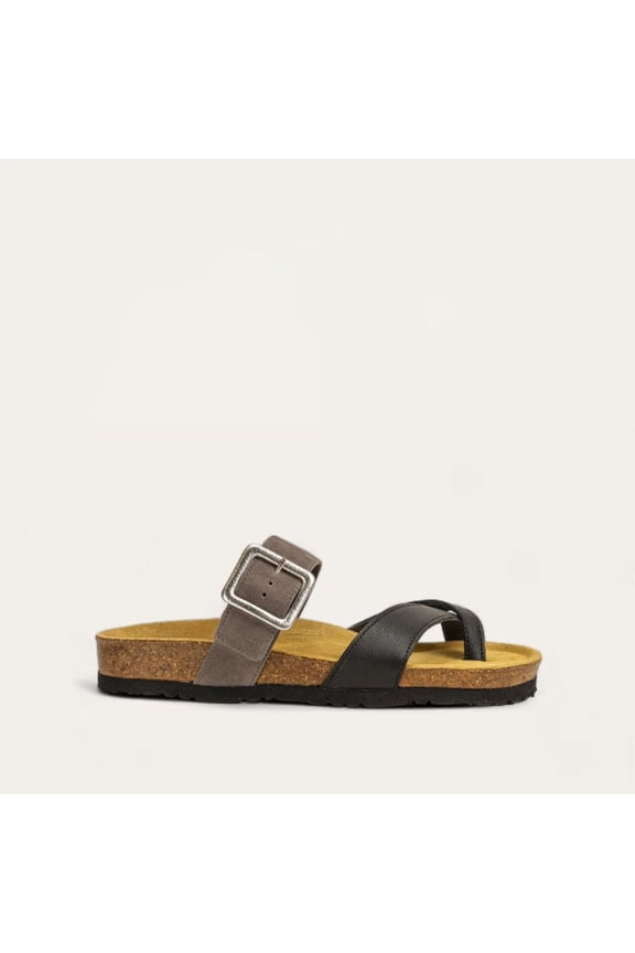 Fresno Black Leather/Taupe Gray Suede 8250-NSV 40 M