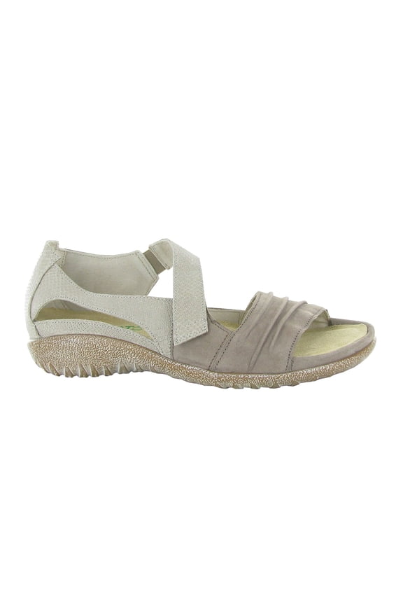 Women's Papaki Stone Nubuck/Beige Lizard Lthr