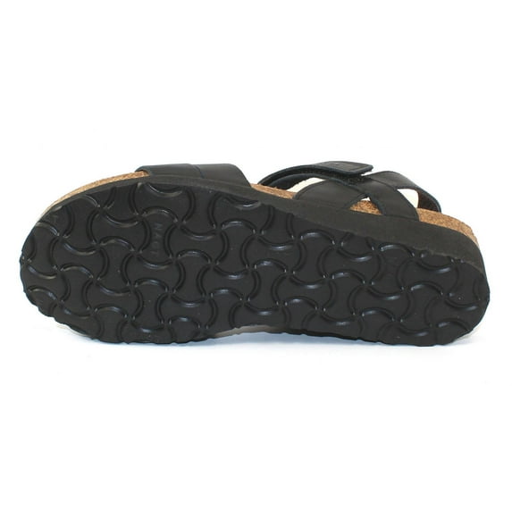 NAOT Footwear Women's Kayla Sandal Black Matte Leather - 5-5.5 W US