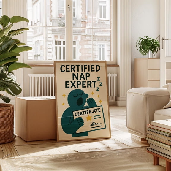 Nap Expert Sleep Cozy Nap Lover Relaxing For Sleepyheads Poster