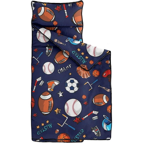 Nap Mat for Boys,Nap Mats for Preschool Boys,Nap Mat with Pillow and Blanket 50X20 inu2026