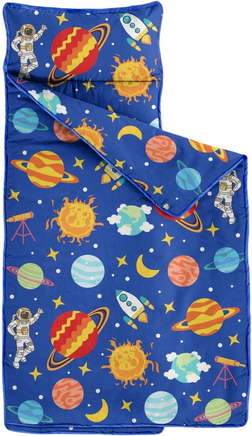 Nap Mats for Preschool, Soft Cotton Blend Materials Toddler Nap Mat