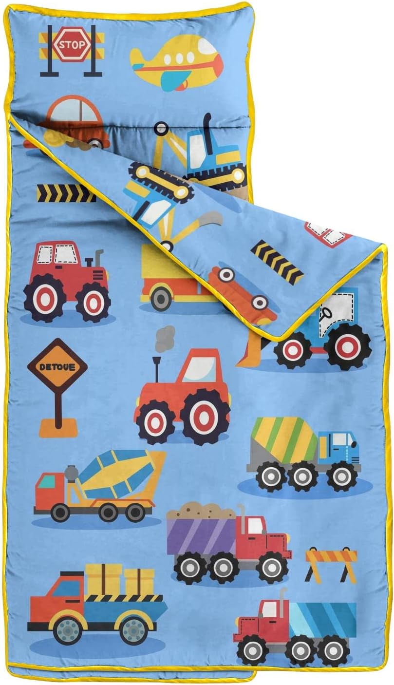 Nap Mats for Preschool, Soft Cotton Blend Materials Toddler Nap Mat