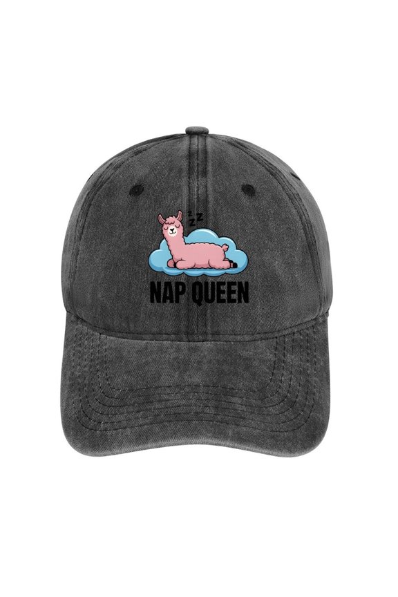 Nap Queen Hat Adjustable Funny Fashion Unisex Baseball Cap For Men Women