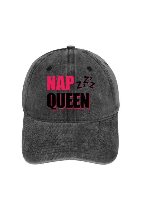 Nap Queen Hat Adjustable Funny Fashion Unisex Baseball Cap For Men Women