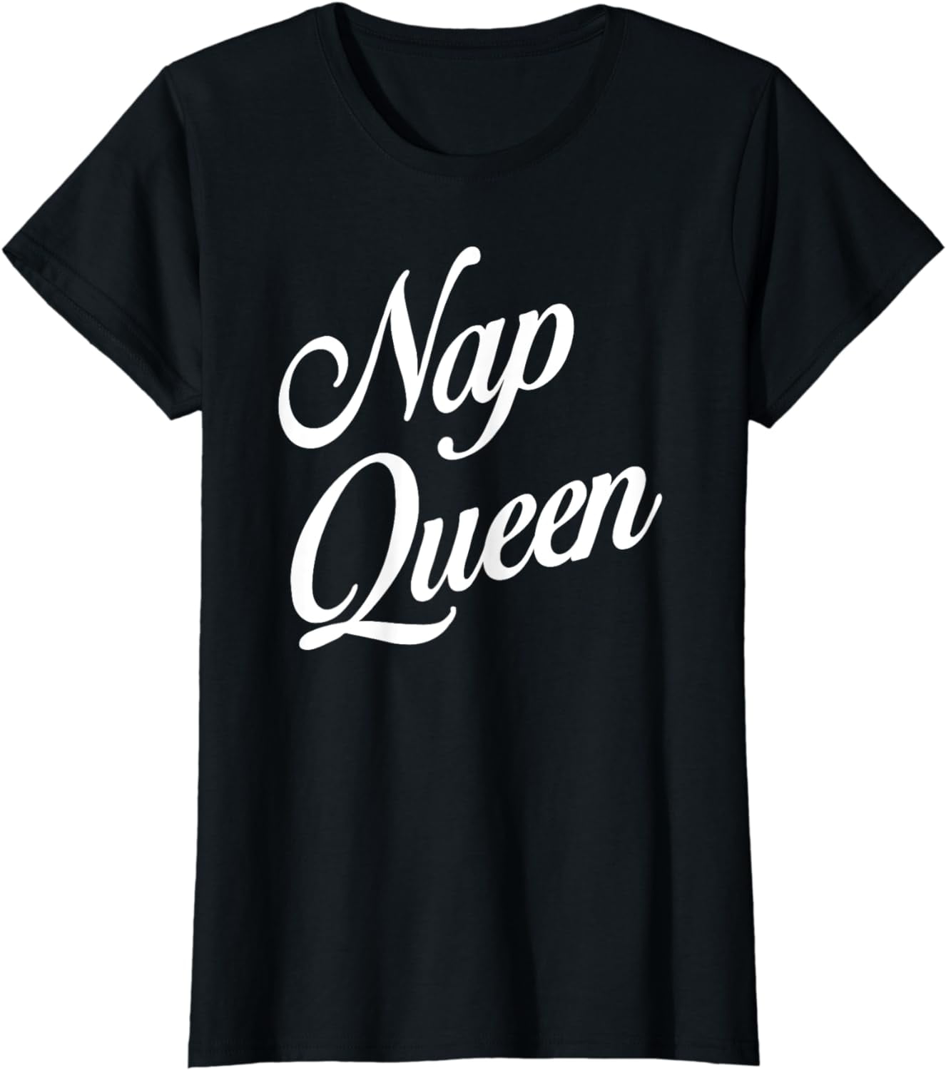 Fellow Friends - Nap Queen T-Shirt Donna - Unisex In Cotone Premium, Morbida, Stampa Chiara, Taglie S-XL - 3
