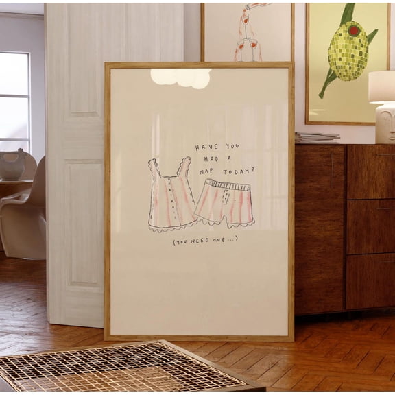 Nap Reminder Sleep Lover Wall Art Home Decor