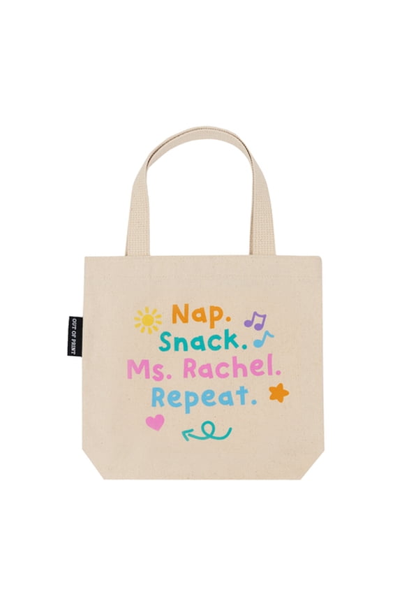 Nap. Snack. Ms. Rachel. Repeat Mini Tote Bag, (Hardcover)
