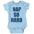 thumbnail image 1 of Nap So Hard Funny Rap Hip Hop Baby Romper Boys or Girls Infant Baby Brisco Brands 24M, 1 of 6