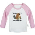 thumbnail image 1 of Nap Time Don't Fumble Me Funny T shirt For Baby, Newborn Babies Animal Beaver T-shirts, Infant Tops, 0-24M Kids Graphic Tees Clothing (Long Pink Raglan T-shirt, 18-24 Months), 1 of 4