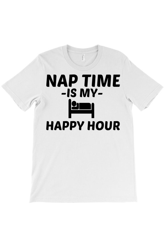 Nap Time Happy Hour, Funny Drinking Humor Graphic Design For G16268 Unisex T-Shirt, Up to Size 5XL