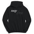 thumbnail image 1 of Nap Time Humor Graphic Black Men's Crewneck Sweatshirt Hoodie, 1 of 1