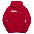thumbnail image 1 of Nap Time Humor Graphic Red Men's Crewneck Sweatshirt Hoodie, 1 of 1