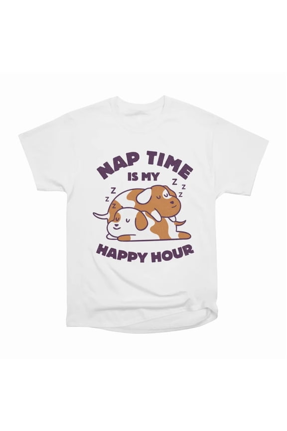 Nap Time is my Happy Hour T-Shirt Tee Gift For Him Merch For Her Apparel For Friend