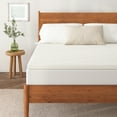thumbnail image 1 of NapQueen 2'' Ventilated Memory Foam Mattress Topper, CertiPUR-US Certified, Twin, 1 of 10
