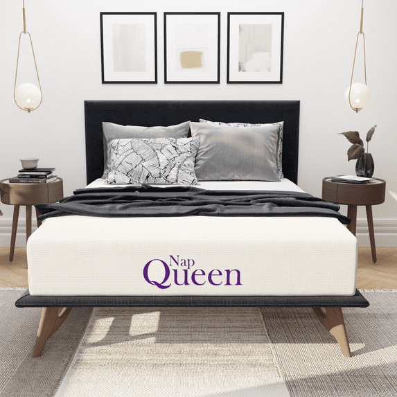 NapQueen Elizabeth 12" Twin Mattress, Cooling Gel Infused Memory Foam, Bed in a Box, Adult