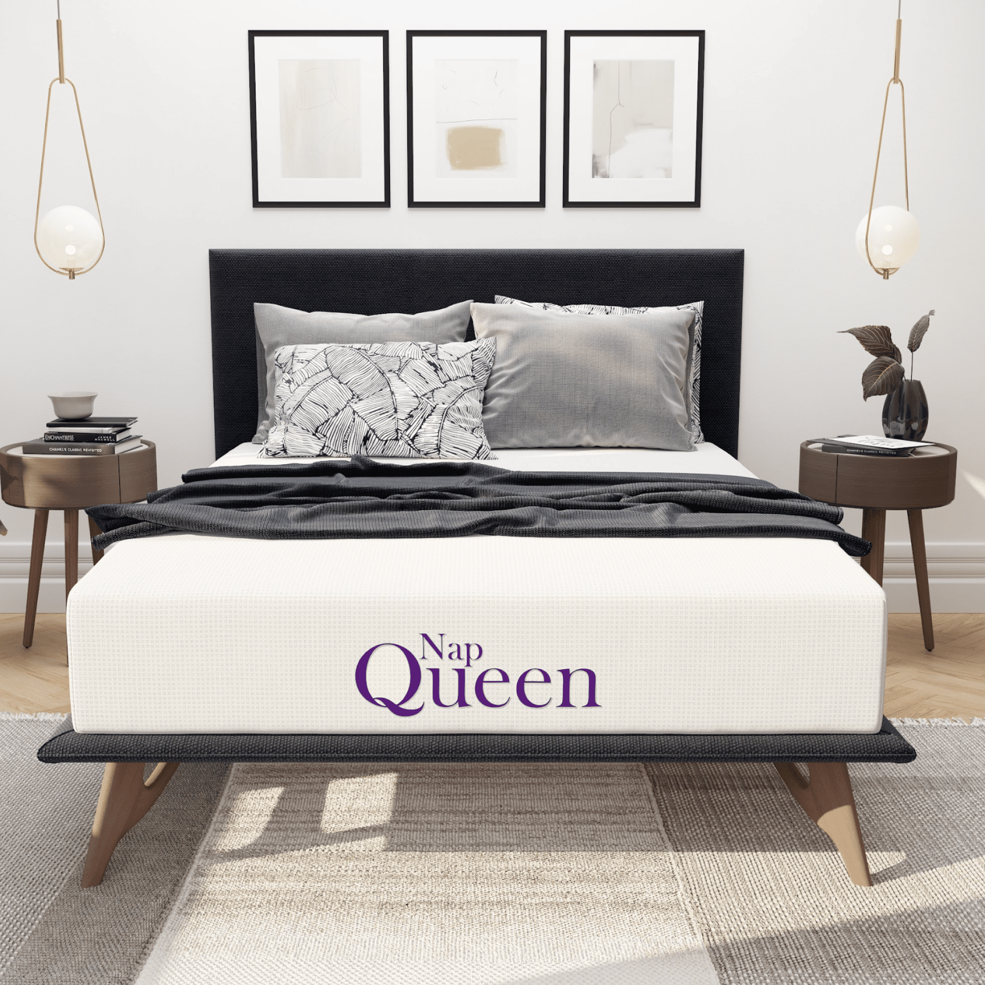 NapQueen Elizabeth 6" Twin Mattress, Cooling Gel Infused Memory Foam, Bed in a Box, Adult