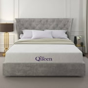 NapQueen Elizabeth 8" Full Mattress, Cooling Gel Infused Memory Foam, Bed in a Box, Adult