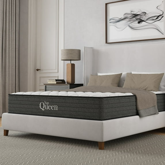 NapQueen Isabella 12'', Twin-XL Hybrid Euro Top Mattress, Fiberglass-Free, Adult