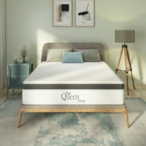 NapQueen Maxima 8” Queen Innerspring Mattress, Cooling Gel Infused Memory Foam Mattress in a Box, Adult