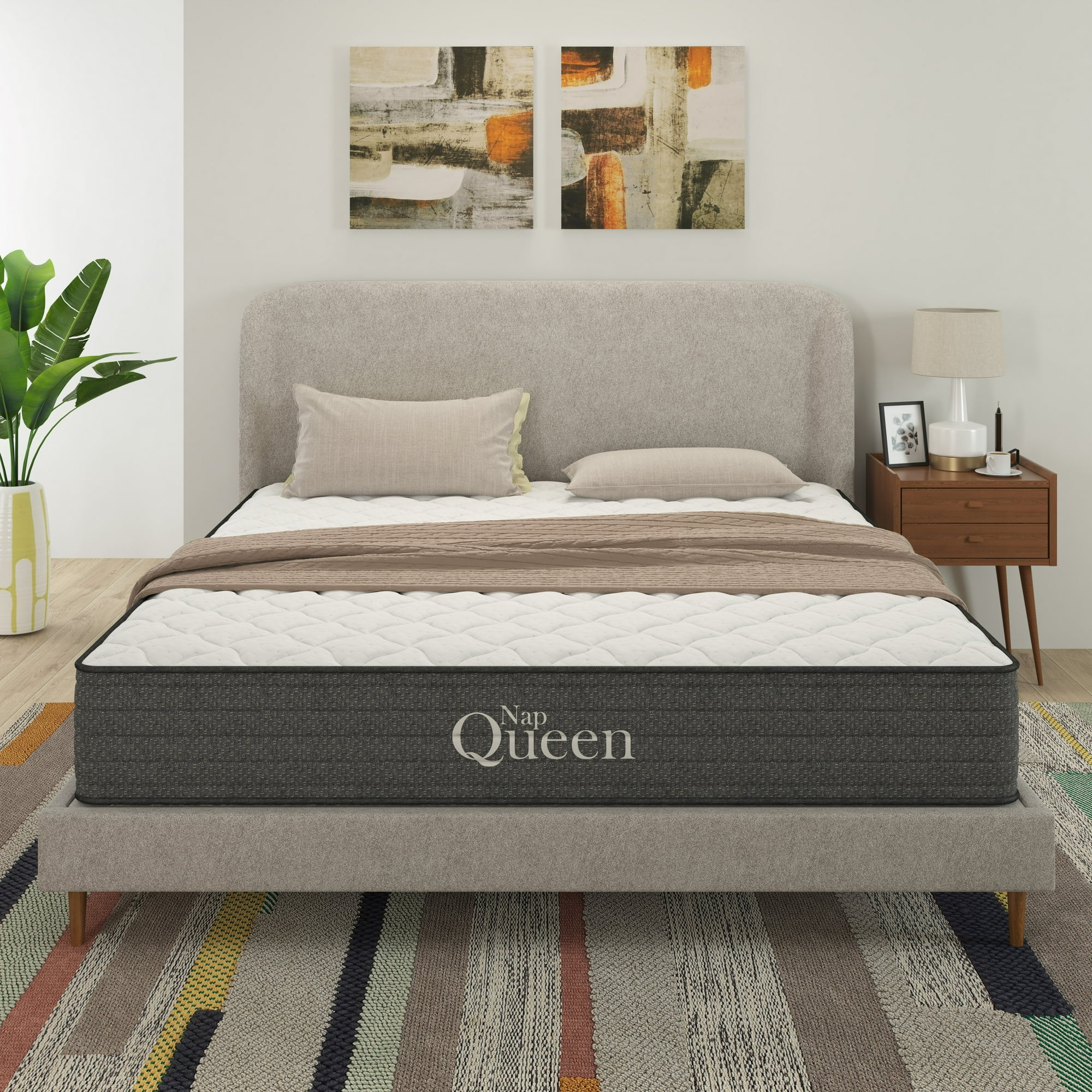 NapQueen Hybrid Cooling Gel Memory Foam Spring Mattress