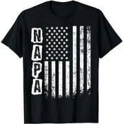 Napa Father's Day American Flag 4th of July T-Shirt