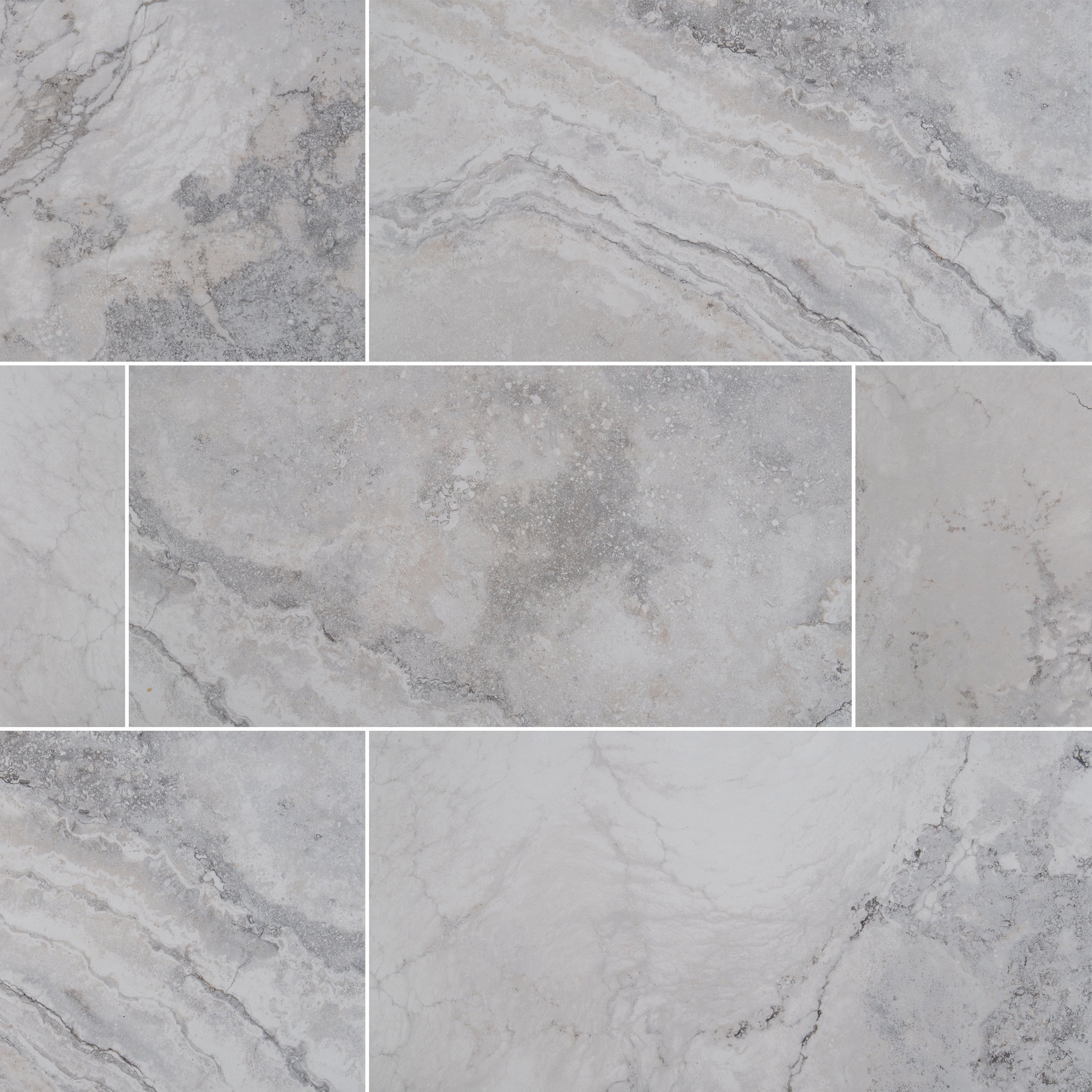 Napa Gray 12 in. x 24 in. Glazed Ceramic Floor and Wall Tile ( 16 sq