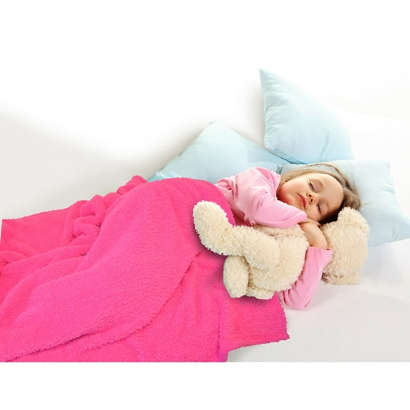 Napa Premium Soft Warm Plush Kid Blanket Polyester Fluffy Reversible Bedding Throw For Baby Children Teen Boy Girl
