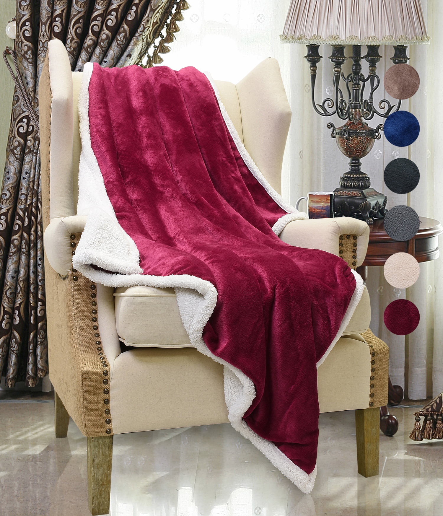 Brielle faux fur blanket cheap