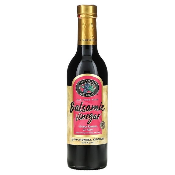 Napa Valley Naturals, Grand Reserve Balsamic Vinegar, 12.7 oz (375 ml) Pack of 3