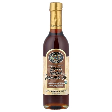 Napa Valley Naturals Organic Unrefined Toasted Sesame Oil, 12.7 Fl Oz