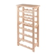 thumbnail image 1 of Napa Wine Rack Beech: 28-Bottle Capacity, Modern Style, Wood Composite, Wall-Mountable, 1 of 7