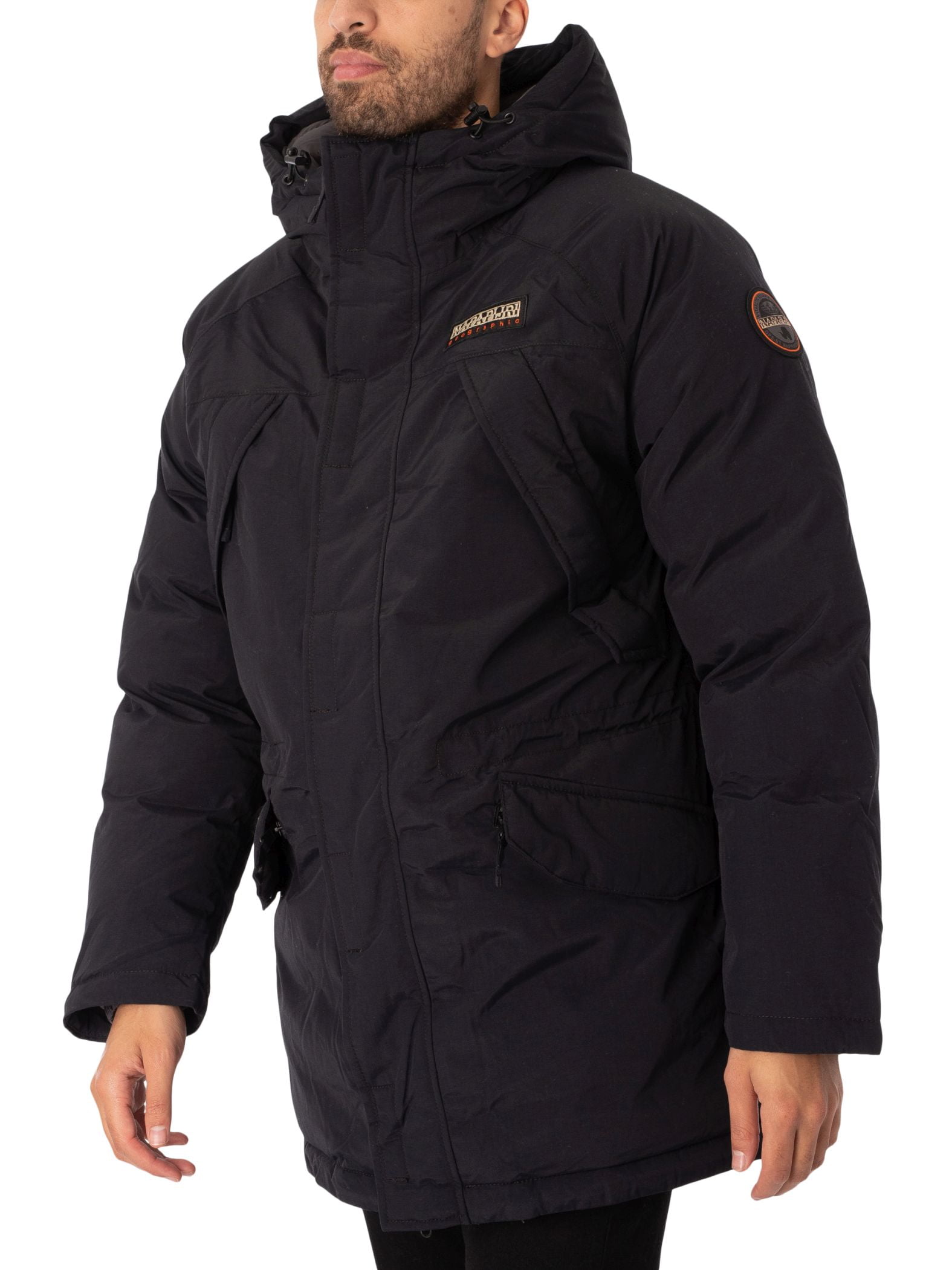 Napapijri Back Logo Epoch Solid Jacket, Black