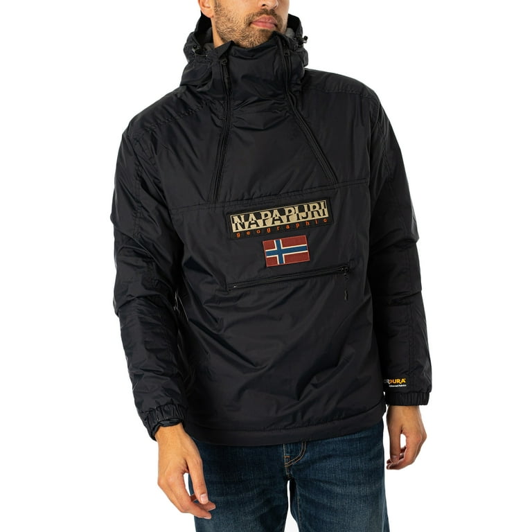 Napapijri coat black hotsell