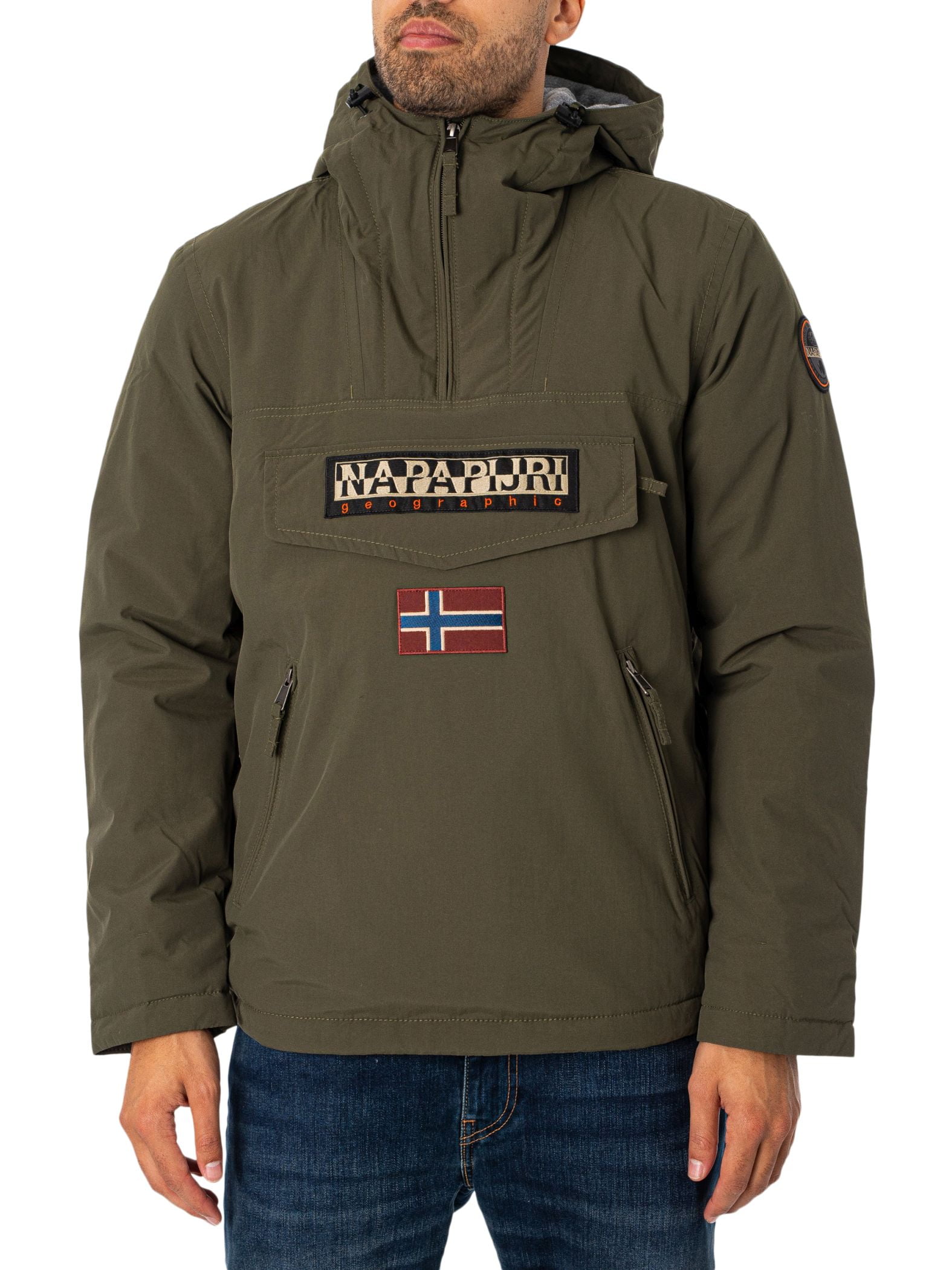 Buy Green Rainforest Jacket by Napapijri Online Dominican Republic