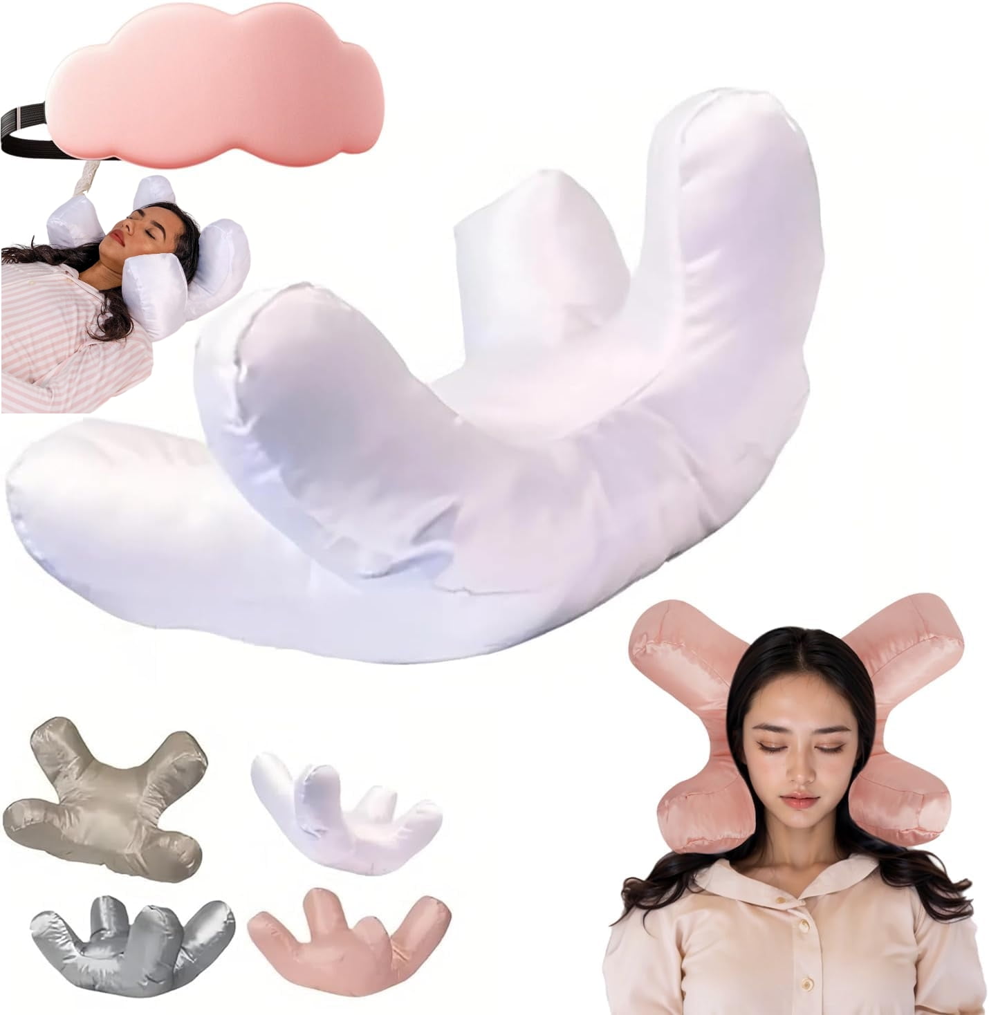 Napbae Anti Wrinkle Pillow – Face-Support Pillow with Washable ...