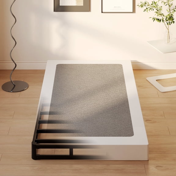 Napcenter 5 inch Twin XL Box Spring, Mattress Foundation, Heavy Duty Metal, Included Fabric Cover, Noise Free, Easy Assembly