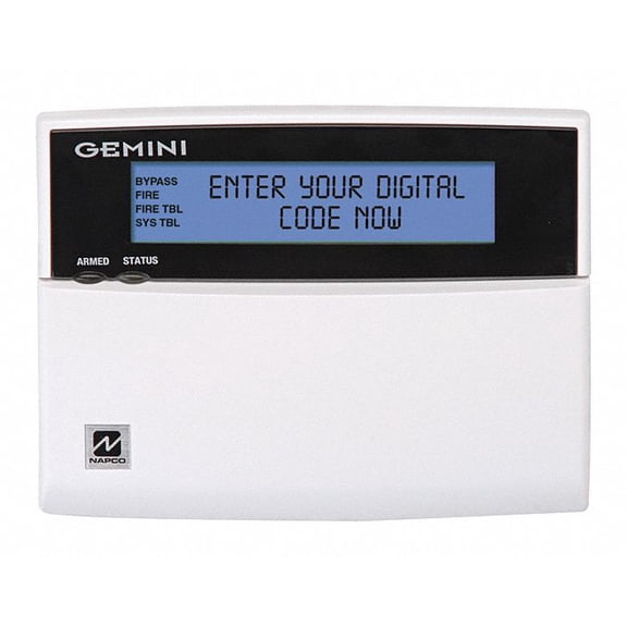 Napco Door Style Keypad,5-7/8" W,LCD