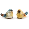 thumbnail image 1 of Napco Large Pastel Bird 5.25” Indoor/Outdoor Sapphire & Goldenrod Resin Figurines, “Set of” 2, 1 of 1