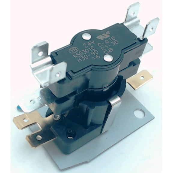 Napco Time Delay Fan Relay DPST Switch, 24 V, 24A34-4, 33245, NS104