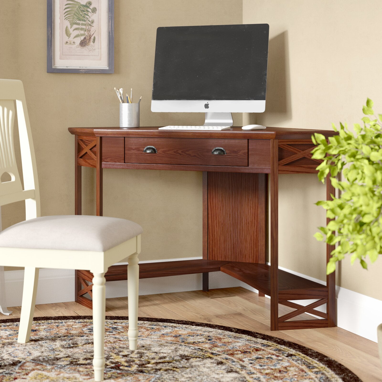 Naperville Corner Desk 30 H x 48 W x 24 D Desktop 30