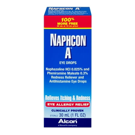 Naphcon A Allergy Eye Drops, 1.0 Fl. Oz.