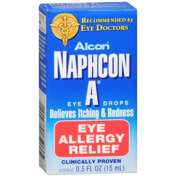 Naphcon A Eye Drops 15 mL (Pack of 2)